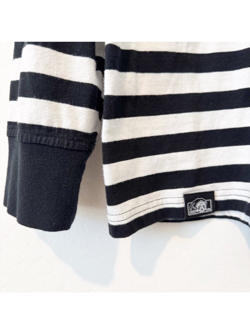 Lurking Class Peeking Striped Long Sleeve Graphic Shirt Grunge Punk Mens‎ Medium - Picture 4 of 8